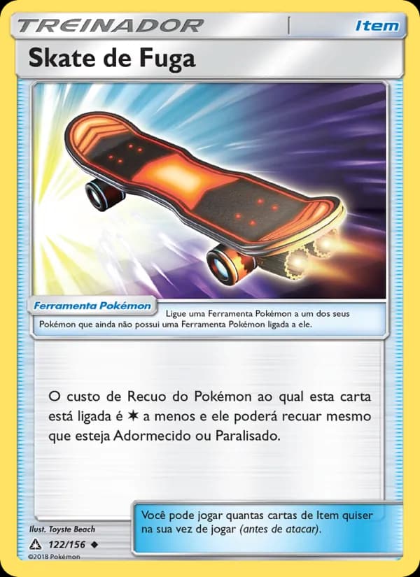 Skate de Fuga, carta 122 de Ultra Prisma