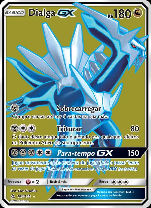 Dialga GX, carta 146 de Ultra Prisma