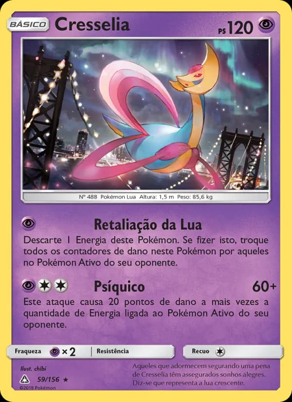 Cresselia, carta 59 de Ultra Prisma