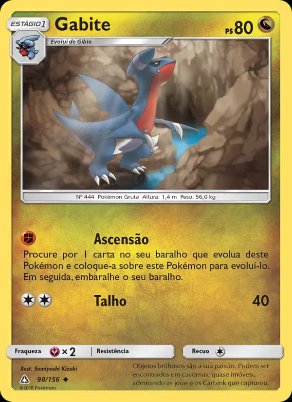 Gabite, carta 98 de Ultra Prisma