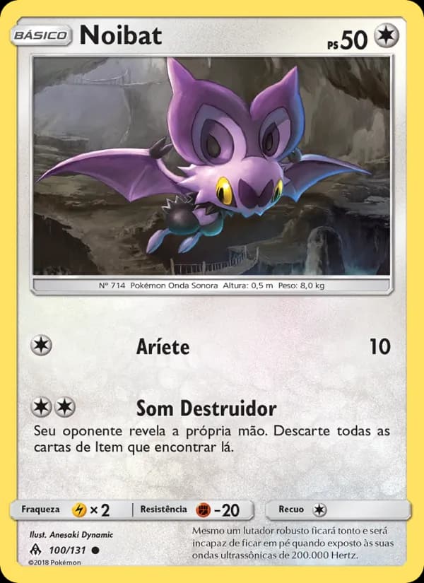 Noibat, carta 100 de Luz Proibida