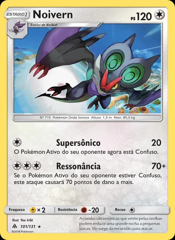 Noivern, carta 101 de Luz Proibida
