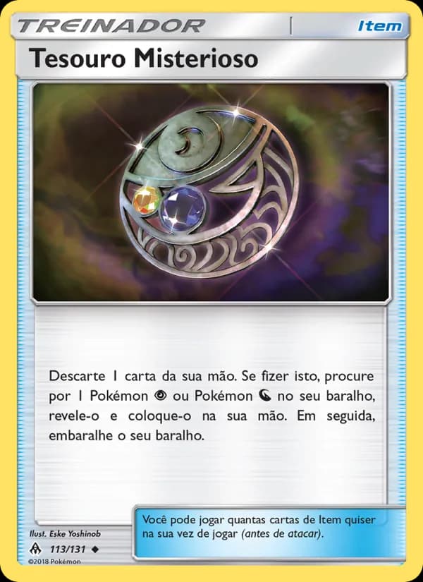 Tesouro Misterioso, carta 113 de Luz Proibida