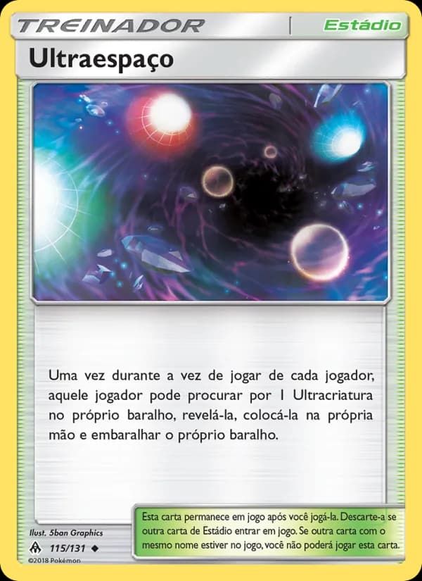 Ultraespaço, carta 115 de Luz Proibida