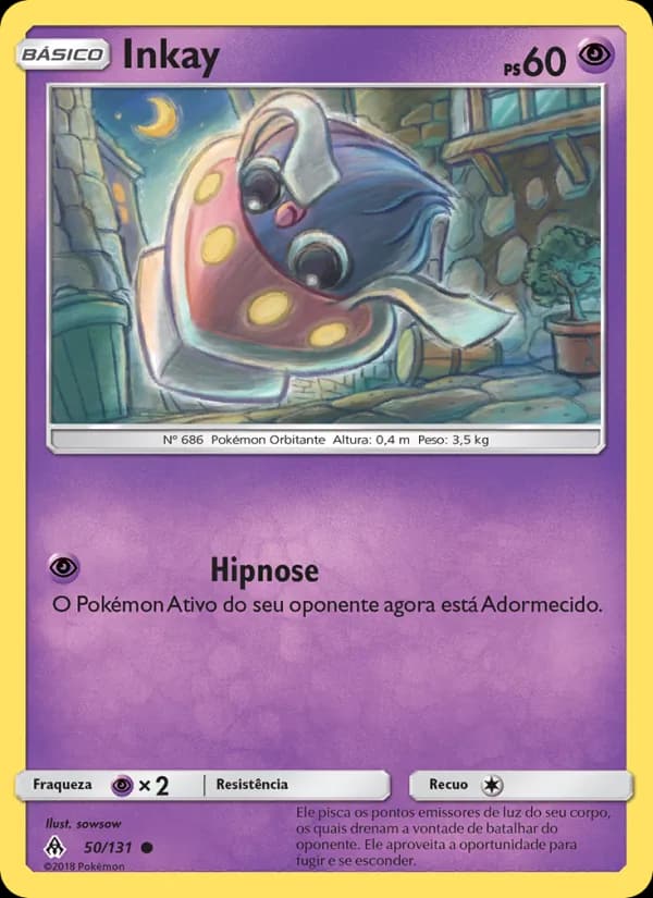 Inkay, carta 50 de Luz Proibida