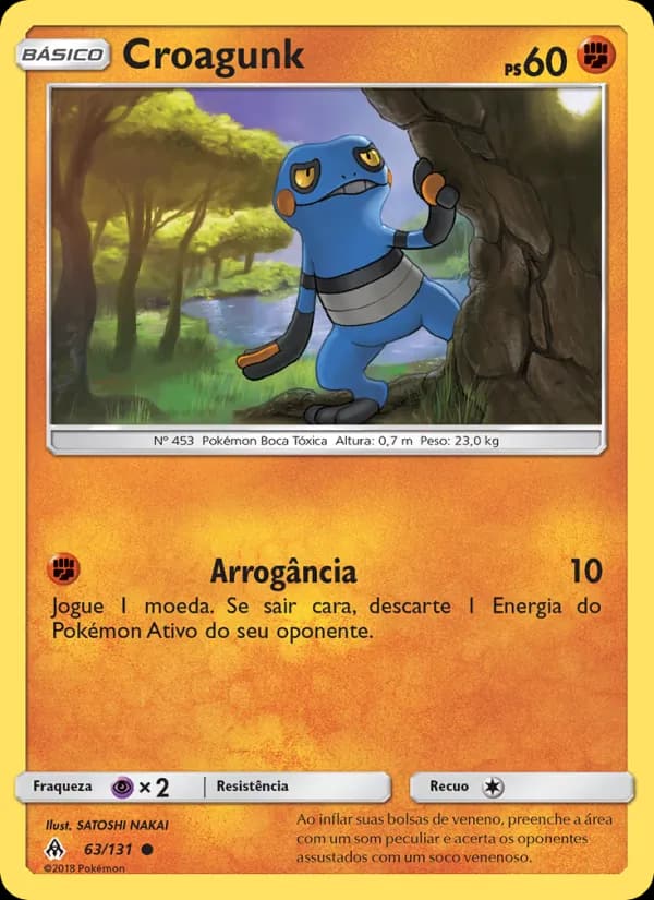 Croagunk, carta 63 de Luz Proibida