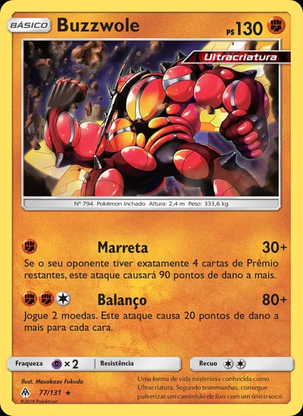 Buzzwole, carta 77 de Luz Proibida