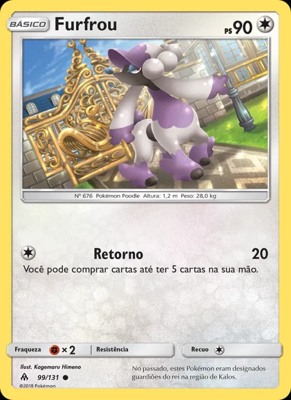 Furfrou, carta 99 de Luz Proibida