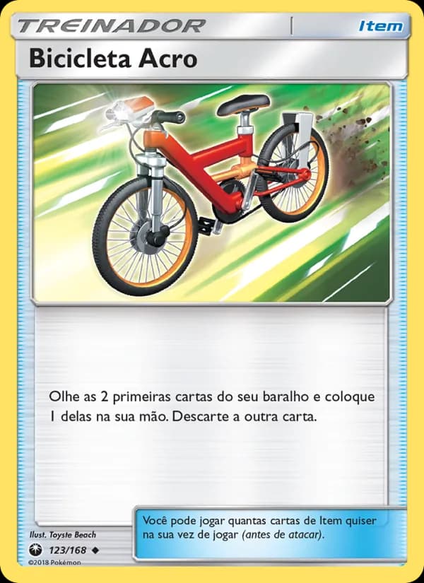 Bicicleta Acro, carta 123 de Tempestade Celestial