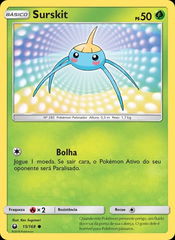 Surskit, carta 15 de Tempestade Celestial