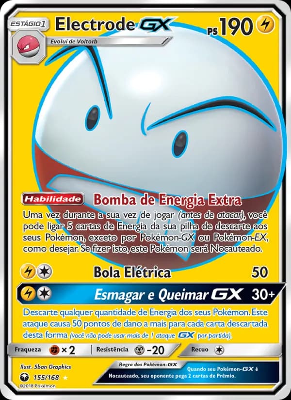 Electrode GX, carta 155 de Tempestade Celestial