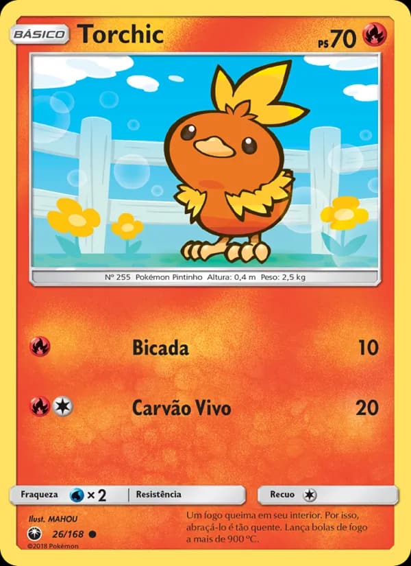 Torchic, carta 26 de Tempestade Celestial