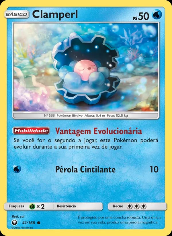 Clamperl, carta 41 de Tempestade Celestial