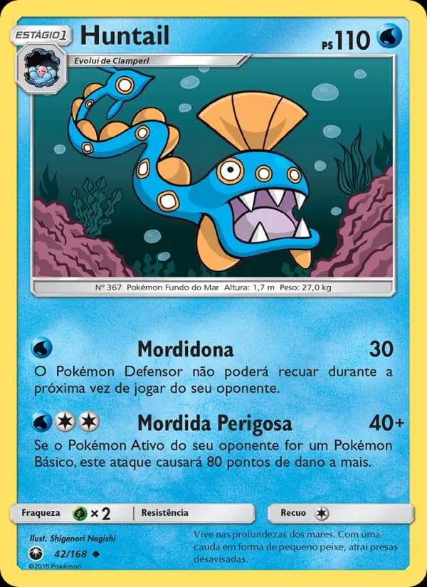 Huntail, carta 42 de Tempestade Celestial
