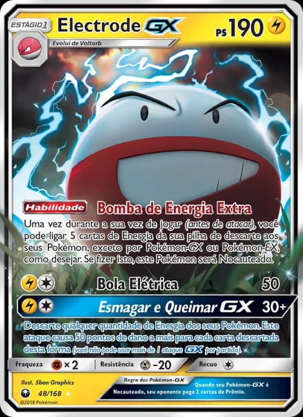 Electrode GX, carta 48 de Tempestade Celestial
