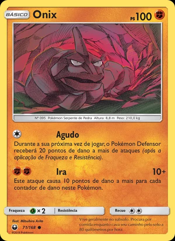 Onix, carta 71 de Tempestade Celestial