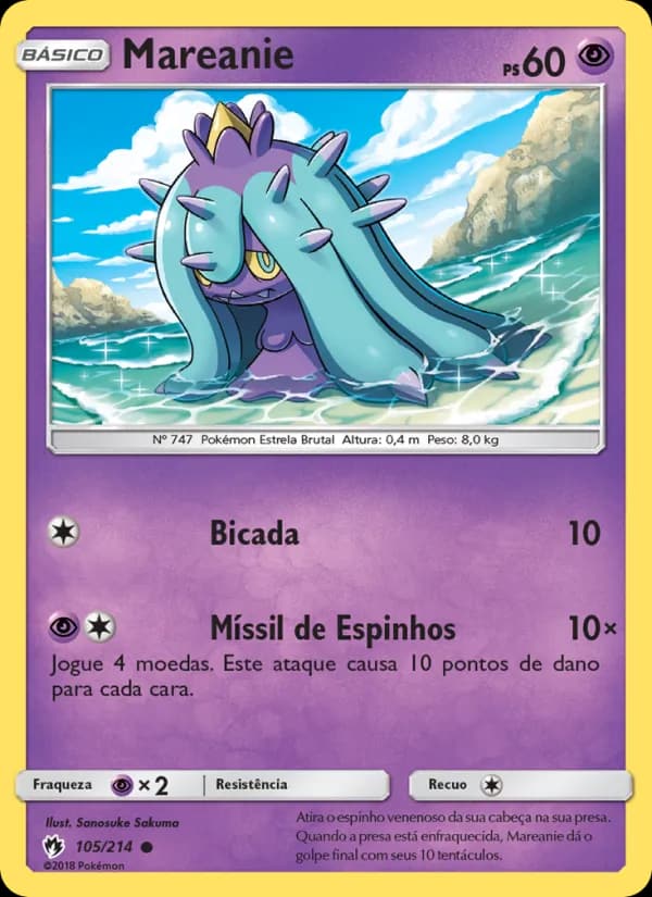 Mareanie, carta 105 de Trovões Perdidos