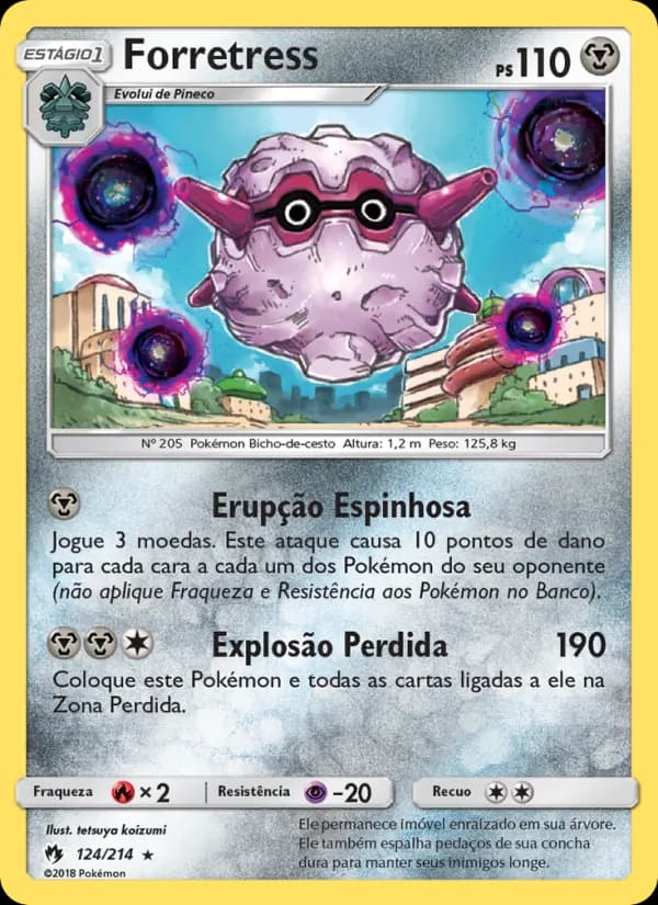 Forretress, carta 124 de Trovões Perdidos