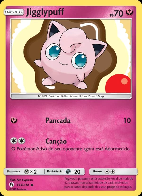 Jigglypuff, carta 133 de Trovões Perdidos