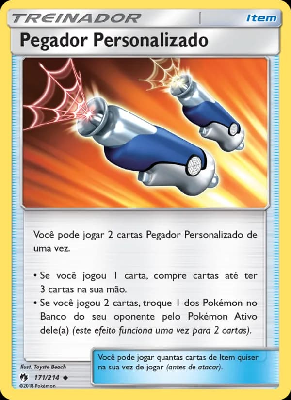 Pegador Personalizado, carta 171 de Trovões Perdidos
