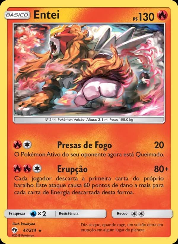Entei, carta 47 de Trovões Perdidos