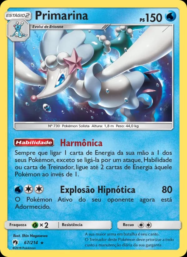 Primarina, carta 67 de Trovões Perdidos