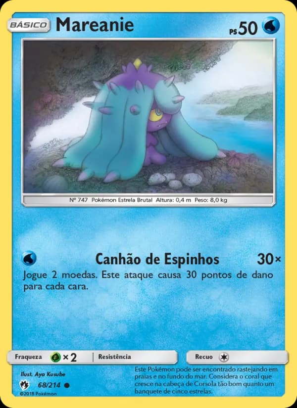 Mareanie, carta 68 de Trovões Perdidos
