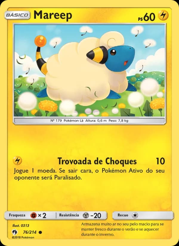 Mareep, carta 76 de Trovões Perdidos