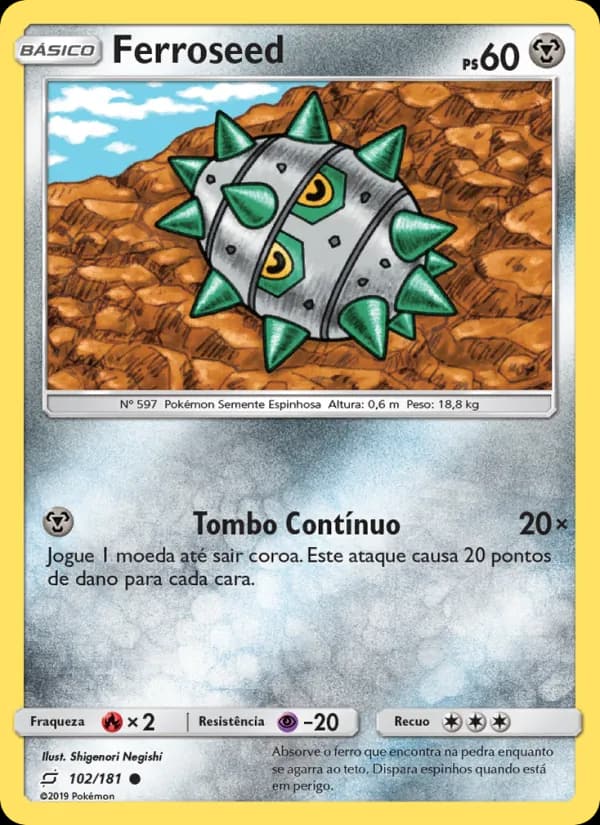 Ferroseed, carta 102 de União de Aliados