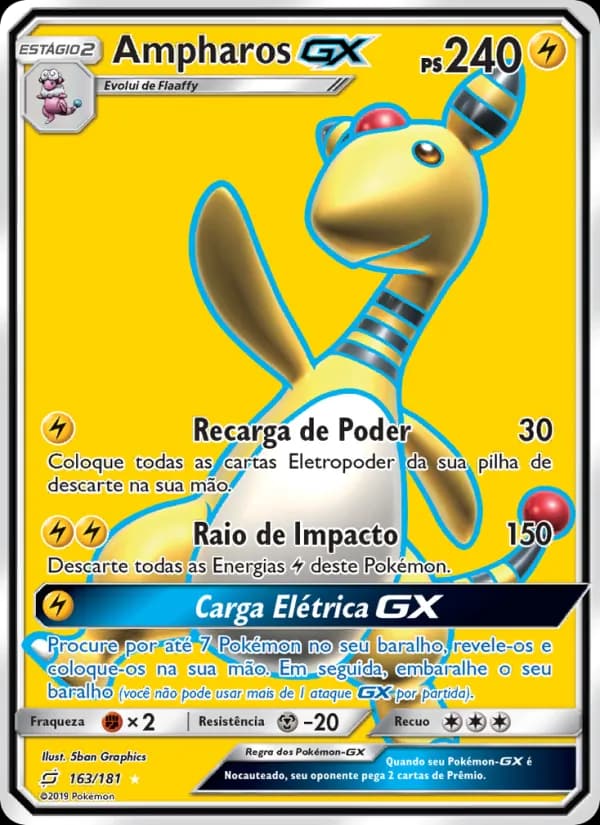 Ampharos GX, carta 163 de União de Aliados