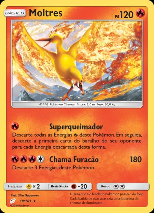 Moltres, carta 19 de União de Aliados