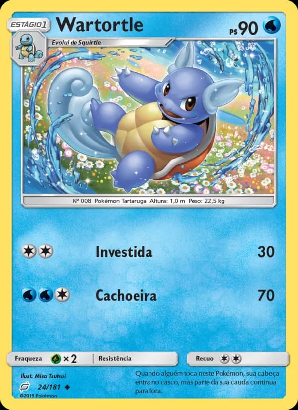 Wartortle, carta 24 de União de Aliados