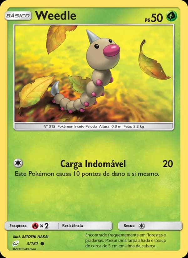 Weedle, carta 3 de União de Aliados