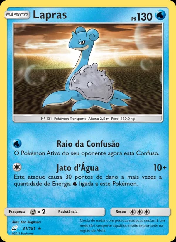Lapras, carta 31 de União de Aliados