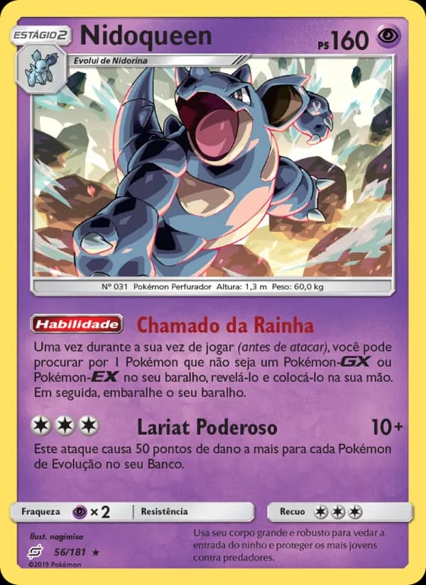 Nidoqueen, carta 56 de União de Aliados