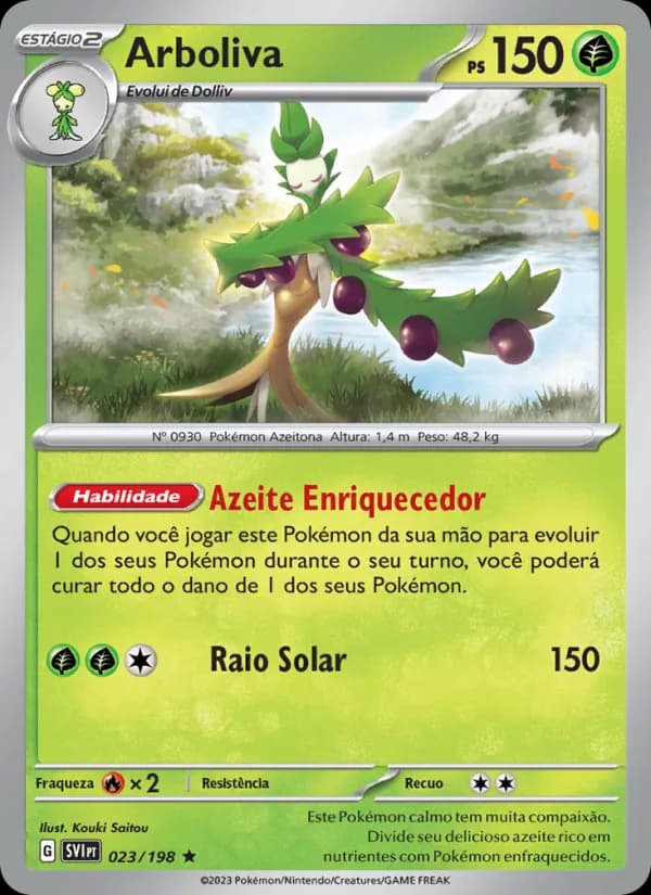Arboliva, carta 023 de Escarlate e Violeta