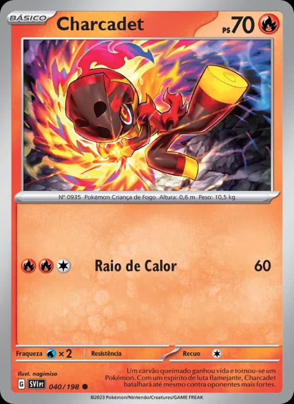 Charcadet, carta 040 de Escarlate e Violeta