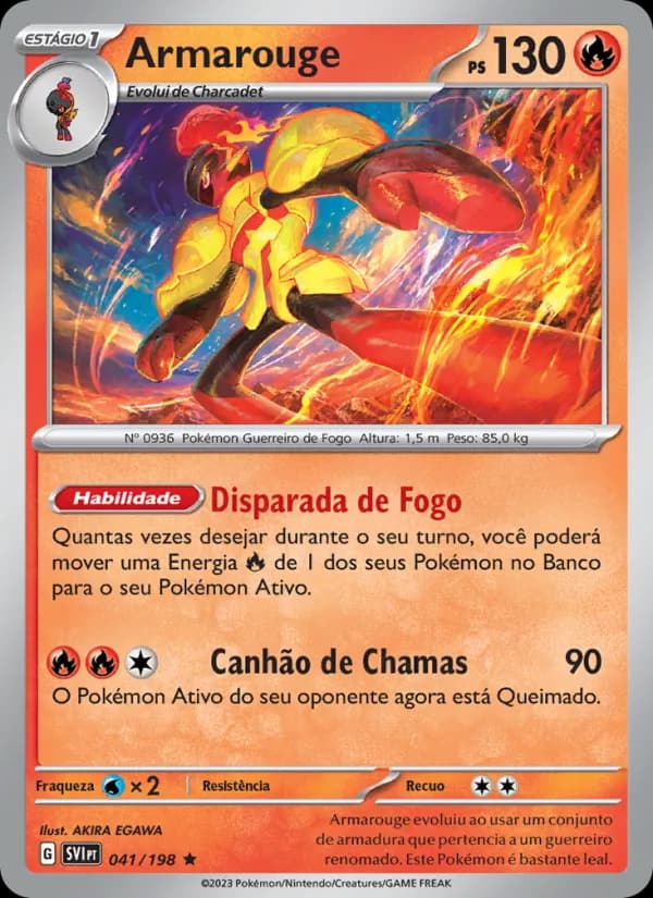 Armarouge, carta 041 de Escarlate e Violeta