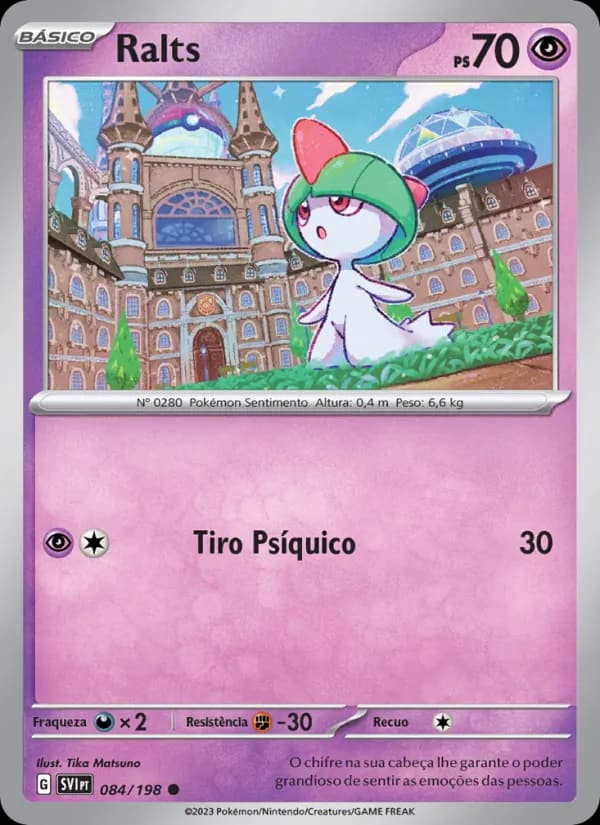 Ralts, carta 084 de Escarlate e Violeta