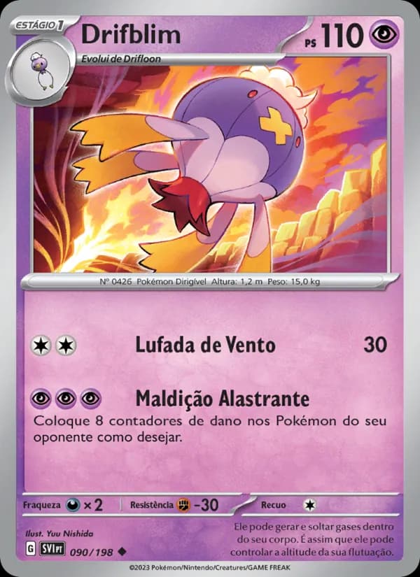 Drifblim, carta 090 de Escarlate e Violeta