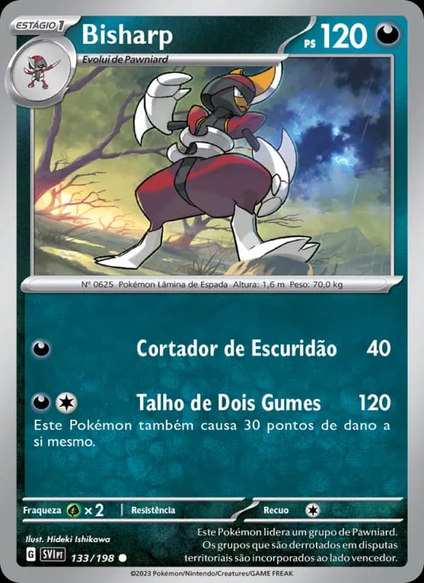 Bisharp, carta 133 de Escarlate e Violeta
