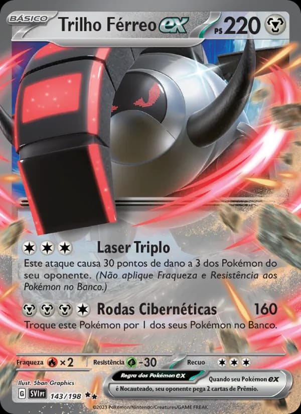 Trilho Férreo ex, carta 143 de Escarlate e Violeta