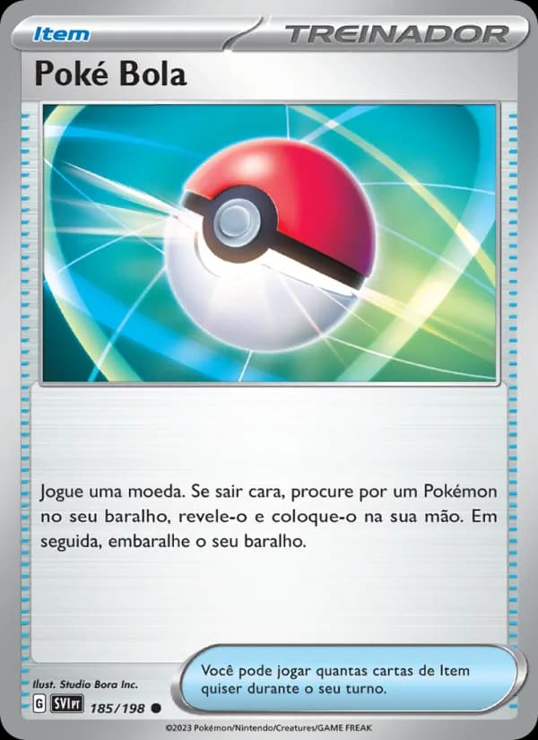 Poké Bola, carta 185 de Escarlate e Violeta