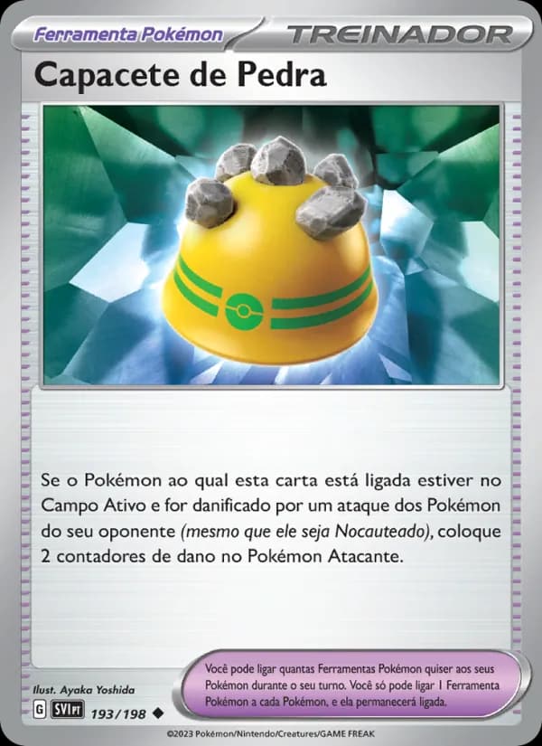 Capacete de Pedra, carta 193 de Escarlate e Violeta