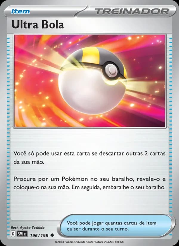 Ultra Bola, carta 196 de Escarlate e Violeta