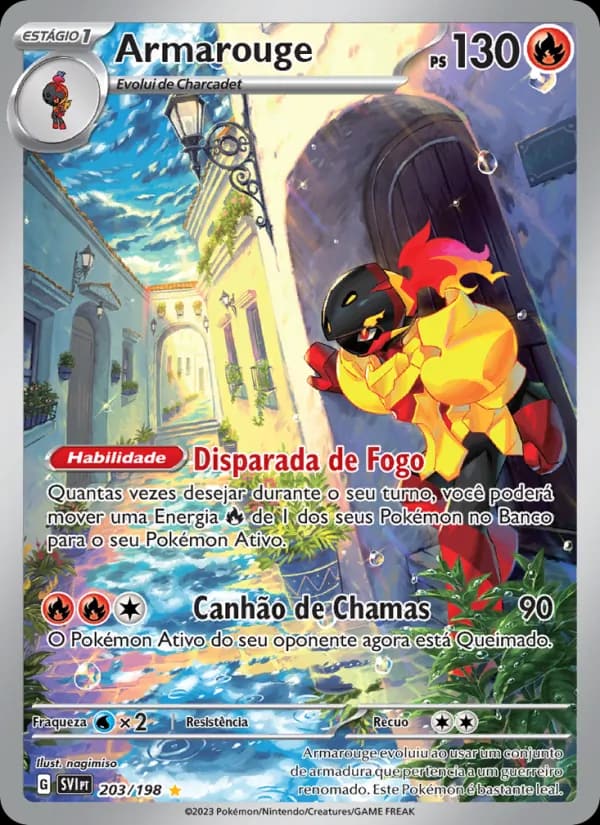 Armarouge, carta 203 de Escarlate e Violeta