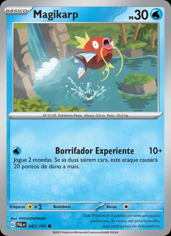 Magikarp, carta 042 de Evoluções em Paldea