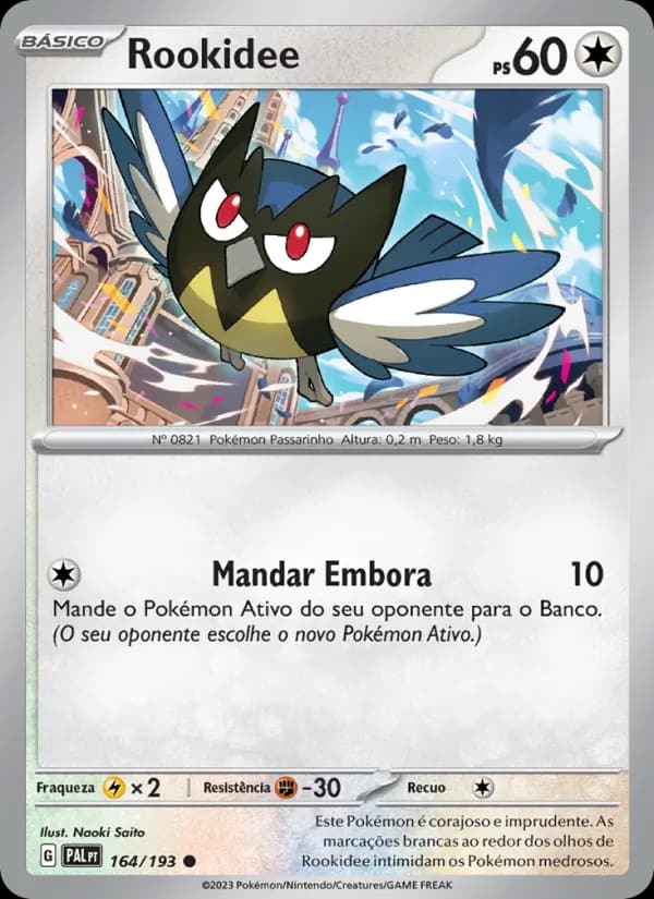 Rookidee, carta 164 de Evoluções em Paldea