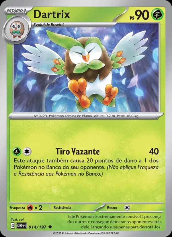 Dartrix, carta 014 de Obsidiana em Chamas