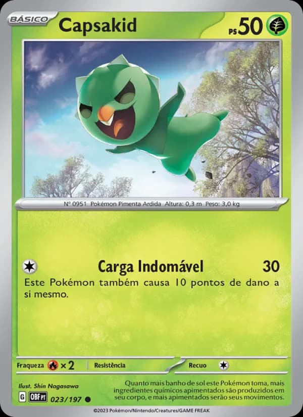 Capsakid, carta 023 de Obsidiana em Chamas